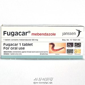 (10정)메벤다졸 Mebendazole Fugacar 500mg - COC 항암 프로토콜